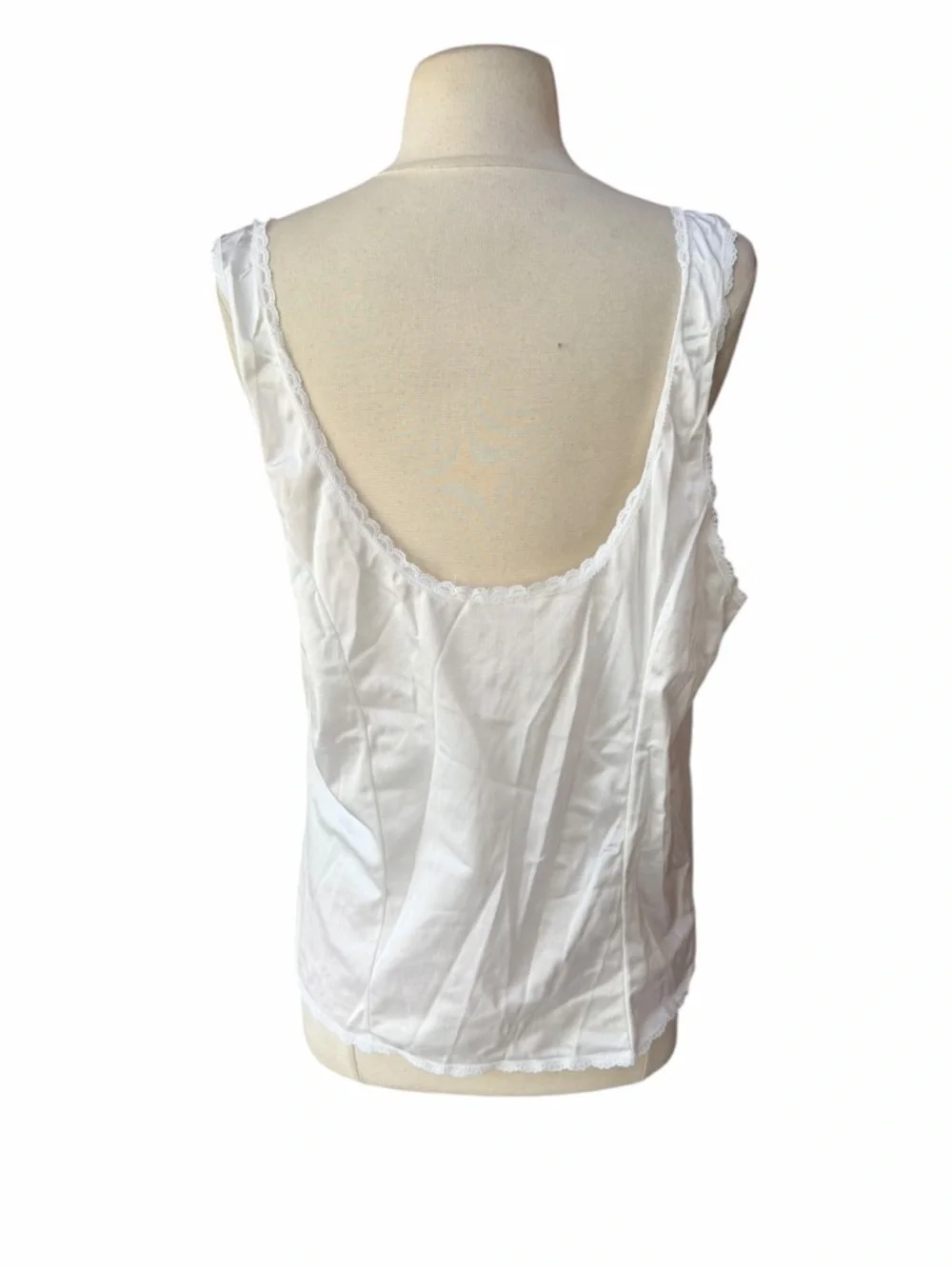 Deadstock w/o Tag 1970s/80s Liza Lawrence 100% Antron III Nylon Camisole - Picture 4 of 4